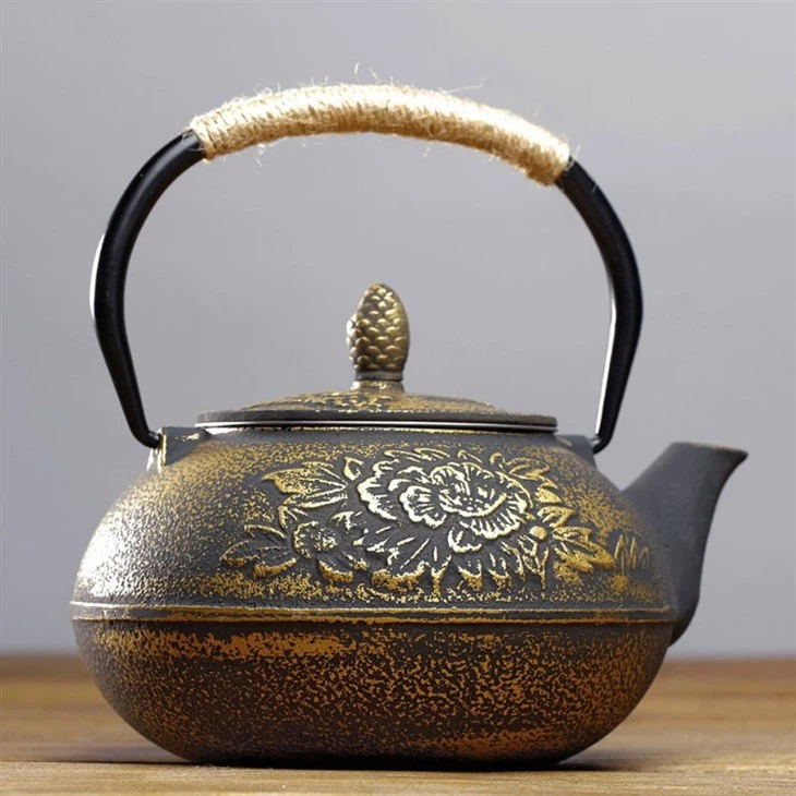 Tea Infuser Iron Teapot Set